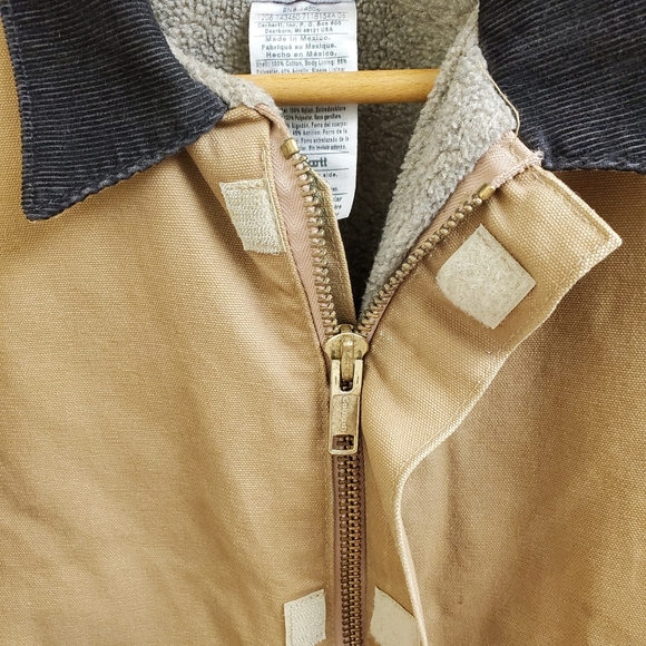 rare carhartt sherpa lined jacket size men's M - Picture 5 of 8